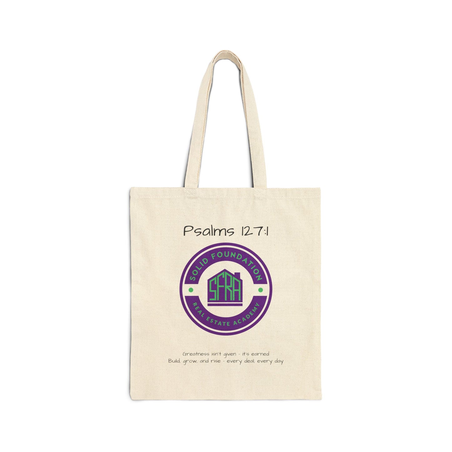 Cotton Canvas Tote Bag